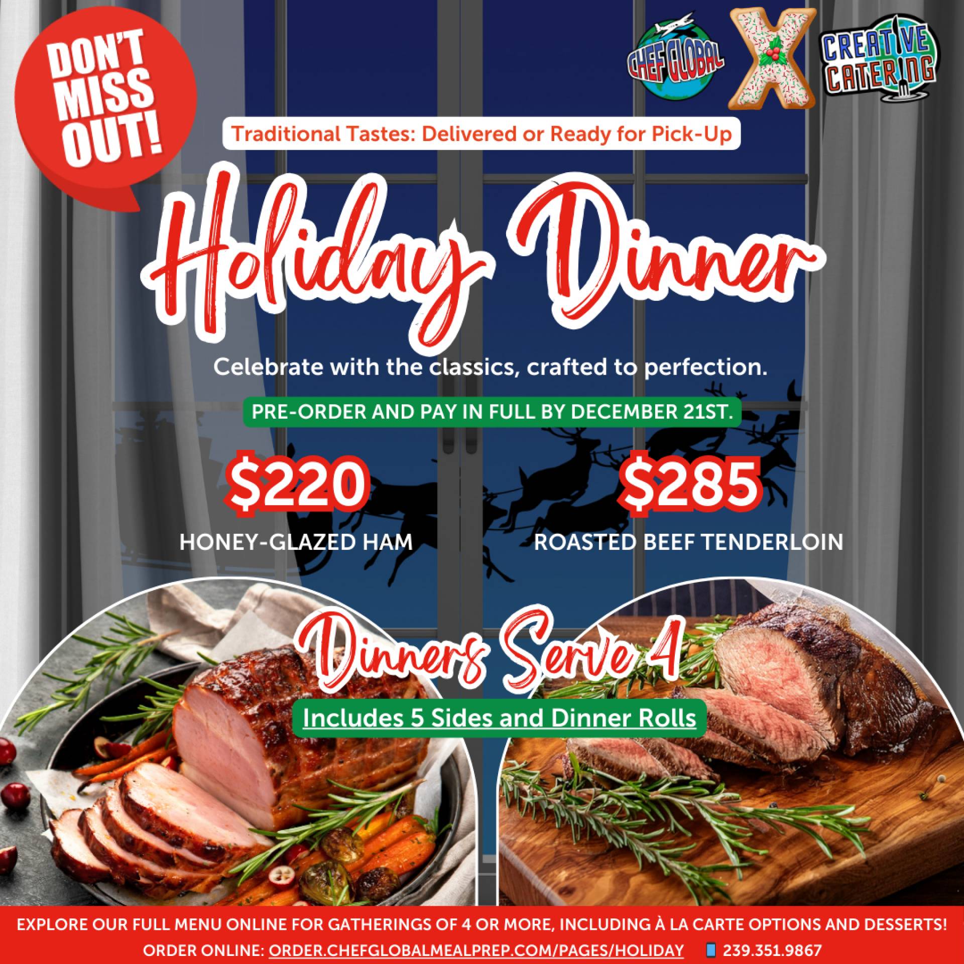 Holiday Dinner (Beef Tenderloin)