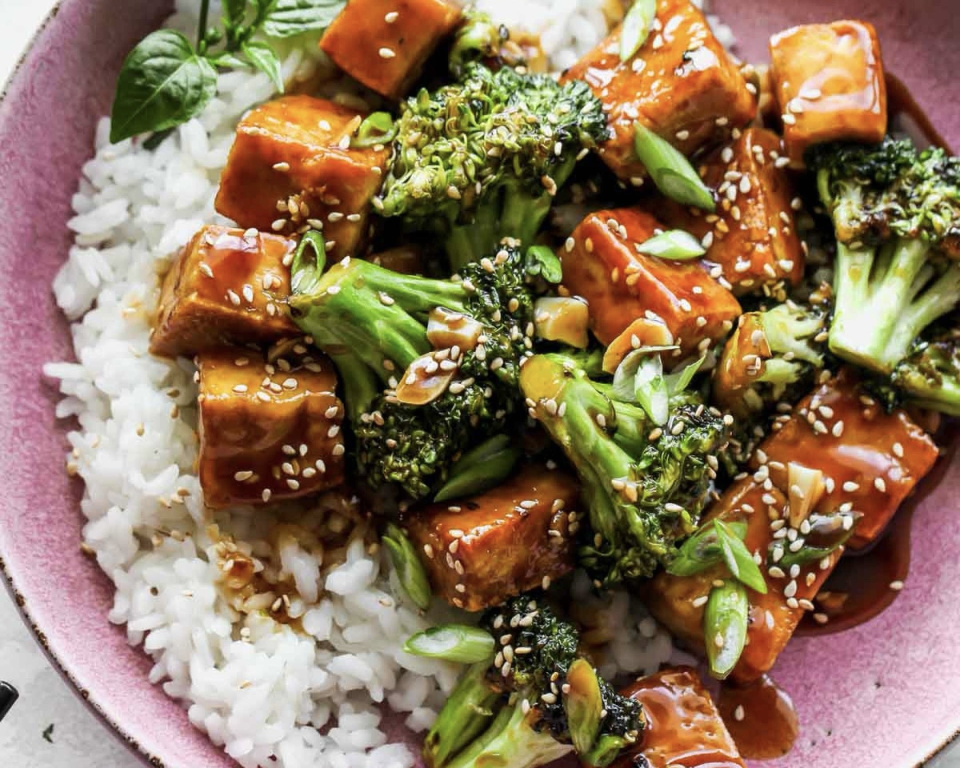Teriyaki Tofu and Broccoli